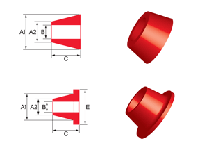 Bushing Type 3 - Half Tapered Cotton Reel Bush
